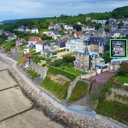 Studio Vue Mer A 2 Min De La Plage Villerville Exterior photo